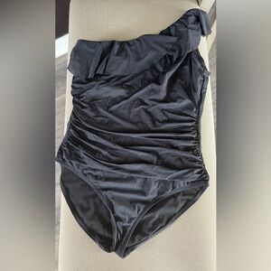 Black One-Piece Swimsuit